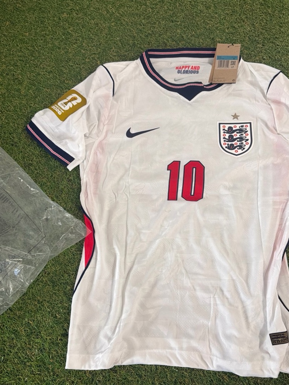 Nike England White Jude Bellingham slim fit